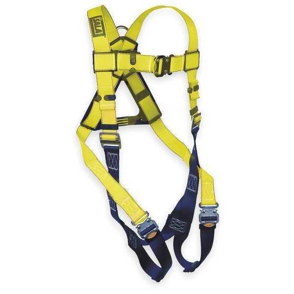 Full Body Harness, Vest Style, Universal, Repel(TM) Polyester, Yellow
