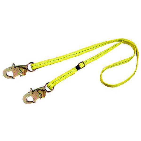 Restraint Lanyard, 6 ft., 310 lb. Weight Capacity, Yellow