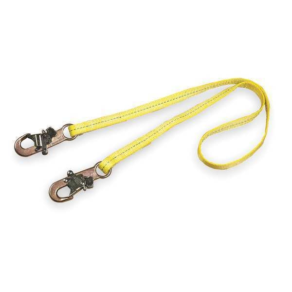 Restraint Lanyard, 6 ft., 310 lb. Weight Capacity, Yellow