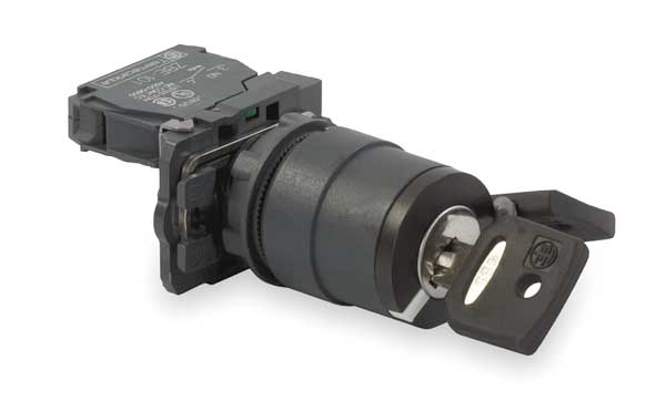 Non-Illum Selector Switch, 1NO, SS, 22mm