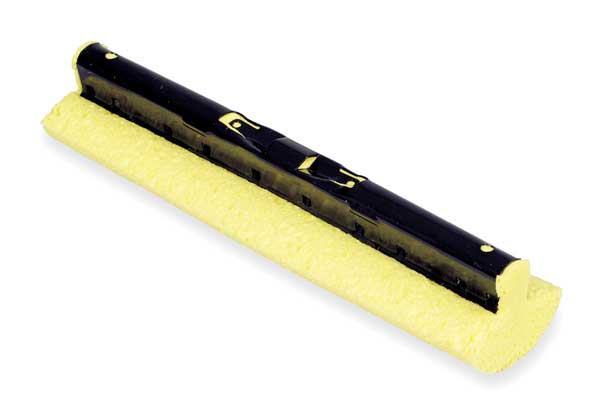 3 in Sponge Mop Head, Snap On Connection, Yellow