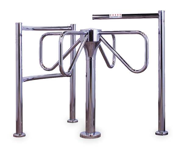 4 Arm Turnstile Kit, Mechanical, Mirror, Clockwise