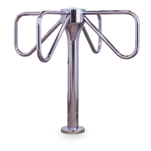 4 Arm Turnstile, Mechanical, Mirror, Clockwise