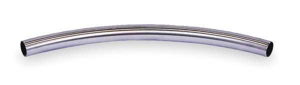 Curved Rail, Brushed Chrome