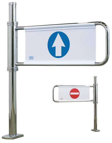 Entrance Right Hand Gate, Mechanical, Mirror, 1-Way
