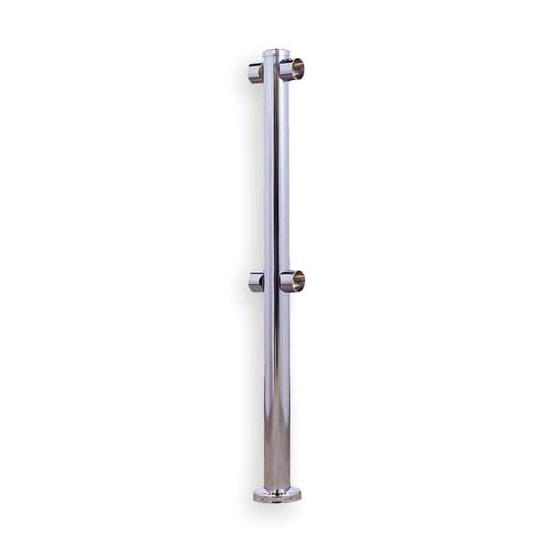 Center Post, Mirror Chrome