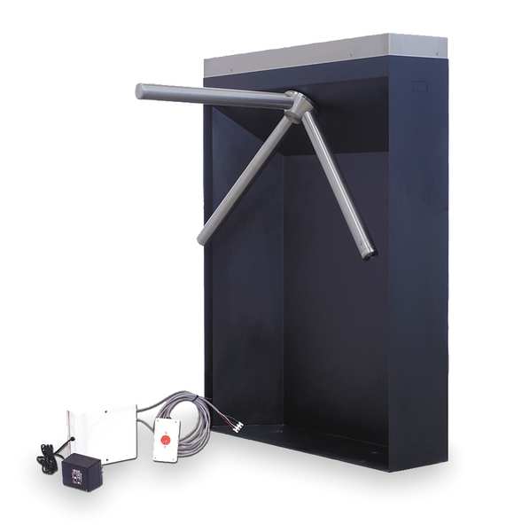 3 Arm Turnstile, Mechnical, Stainless Steel, 2-Way