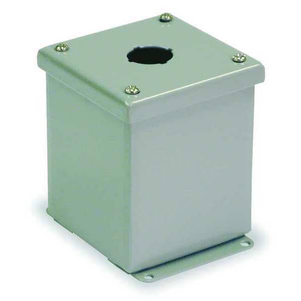 Pushbutton Enclosure, 22mm, 1 Hole, Steel