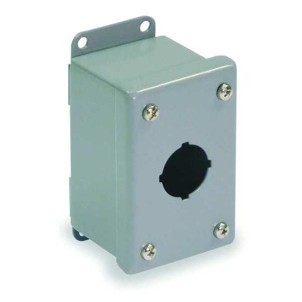 Pushbutton Enclosure, 30mm, 1 Hole, Steel