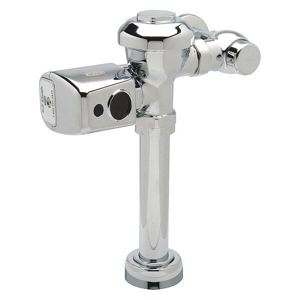 1.6 gpf, Toilet Automatic Flush Valve, Chrome, 1 in IPS