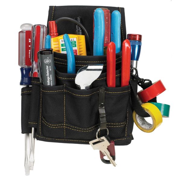 Black Polyester 9 Pockets