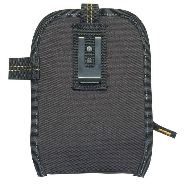 Carry-All Pouch, Polyester Fabric, 9 Pockets, Black, 7 1/2 in Height