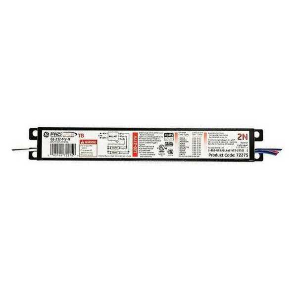 GE LIGHTING 55 to 57 Watts, 2 Lamps, Electronic Ballast