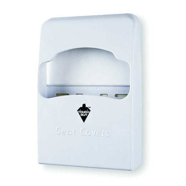 Toilet Seat Cover Dispenser, White, Height: 12