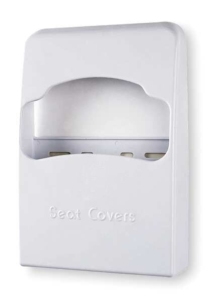 Toilet Seat Cover Dispenser, White, Height: 12