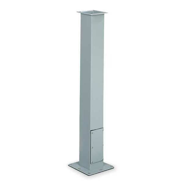 Pedestal Column, 35 In L, Straight, Steel