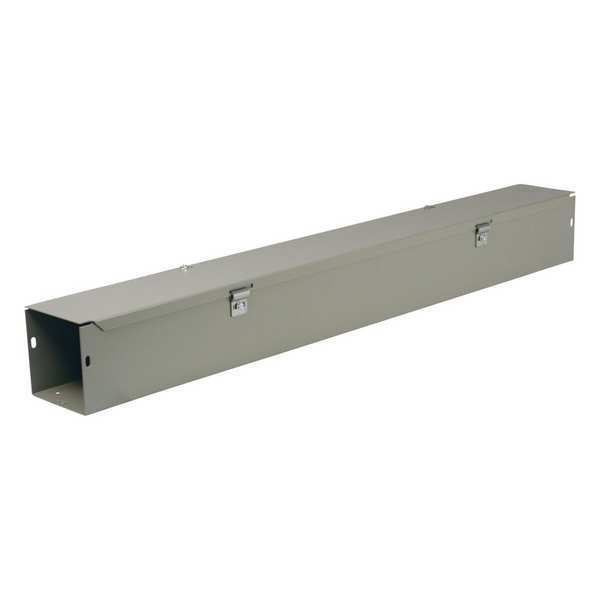 Straight Wireway, NEMA 1, Length 5 Ft, Gray