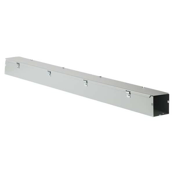 Straight Wireway, NEMA 1, Length 4 Ft, Gray