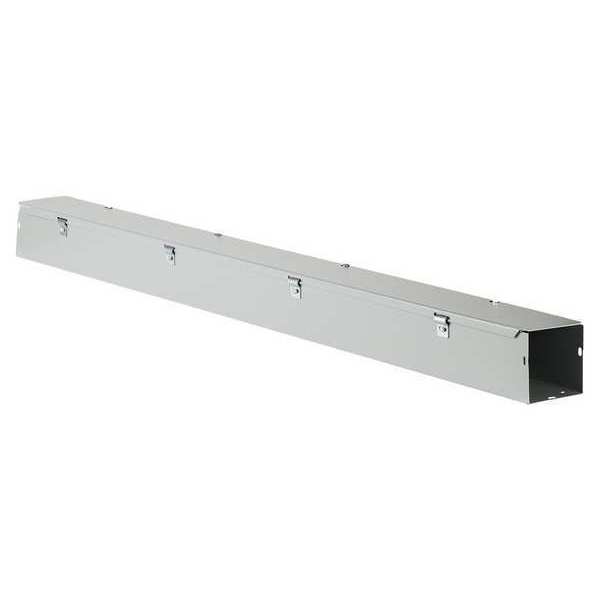 Straight Wireway, NEMA 1, Length 3 Ft, Gray