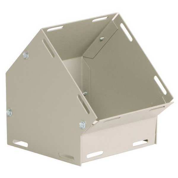 Wireway, Elbow, 45 Degree, 6x6 Sq In, Gray