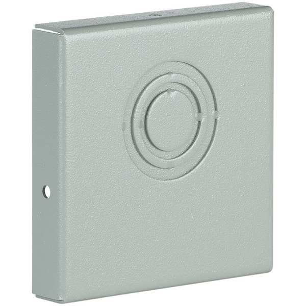 Wireway, End Cap, 6x6 Sq In, Steel, Gray