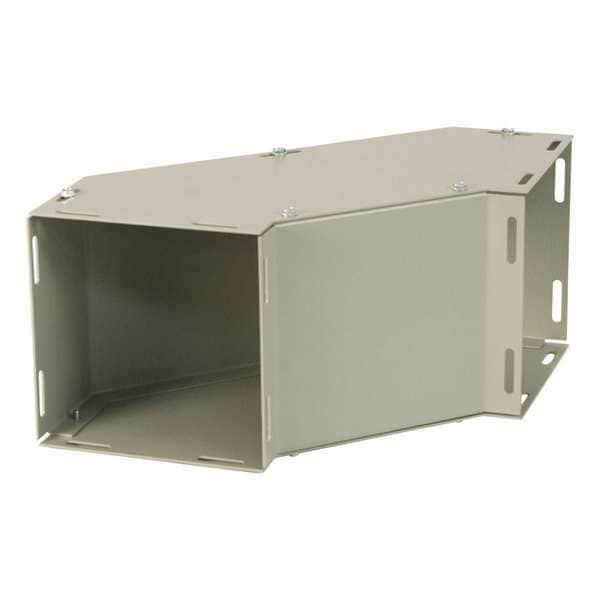 Wireway, Sweep Elbow, 4x4 Sq In, Steel, Gray