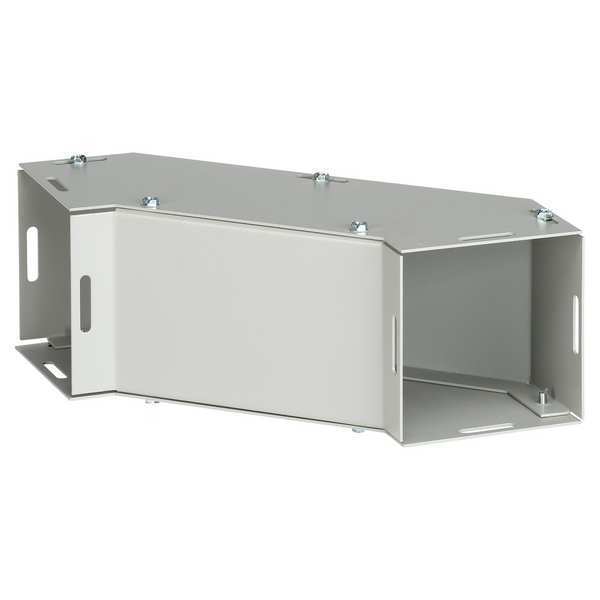 Wireway, Sweep Elbow, 6x6 Sq In, Steel, Gray