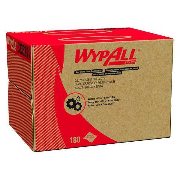 Dry Wipe, Blue, Box, Meltblown, Auto Care, General Purpose, Industrial, Warehouse, 180 Wipes