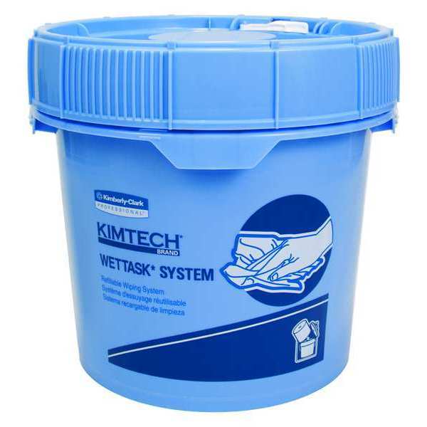 Bucket Dispenser, Blue, Bucket, Plastic