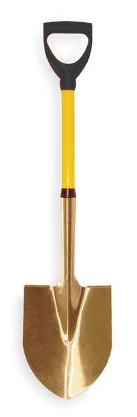 Round Shovel, 22 In Handle, 9x11 1/4 Blade