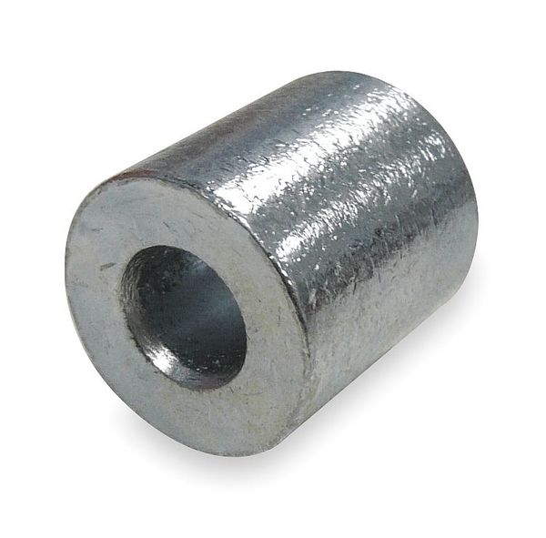 Stop Sleeve, 3/32 In, Aluminum, PK50