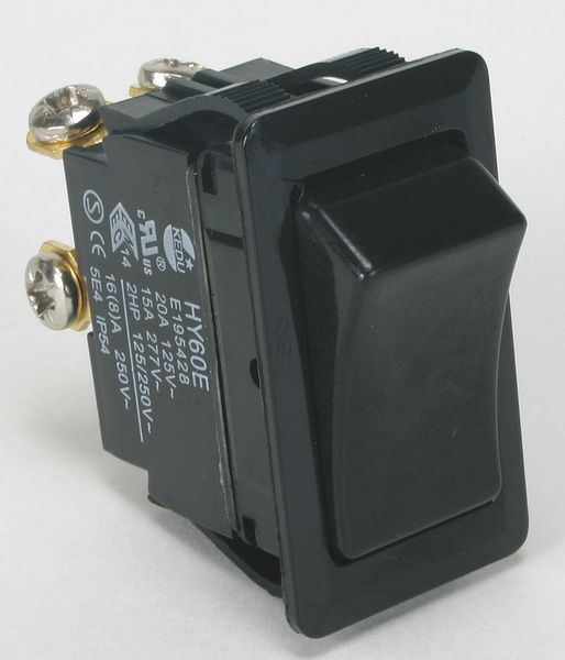 Rocker Switch, DPST, 4 Connections