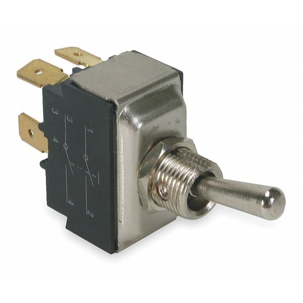 Toggle Switch, DPST, 15A @ 277V, QuikConnct
