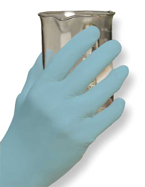 Aloe Coated Exam Gloves, Nitrile, Powder Free, Green, XL, 100 PK