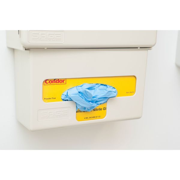 Disposable Gloves, Nitrile, Powder Free, Blue, S, 100 PK
