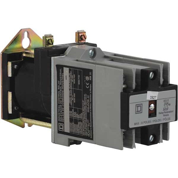 NEMA Control Relay, 8NO, 24VDC, 10A