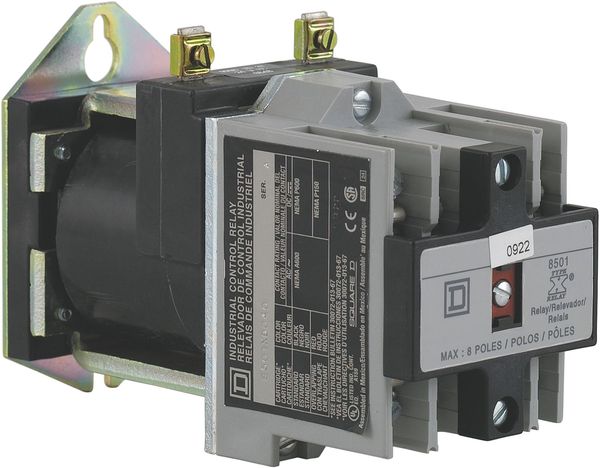 NEMA Control Relay, 2NO, 24VDC, 10A