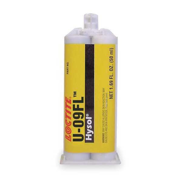 Urethane Adhesive, U-09FL Series, Clear, 1:01 Mix Ratio, 2 hr Functional Cure, Dual-Cartridge