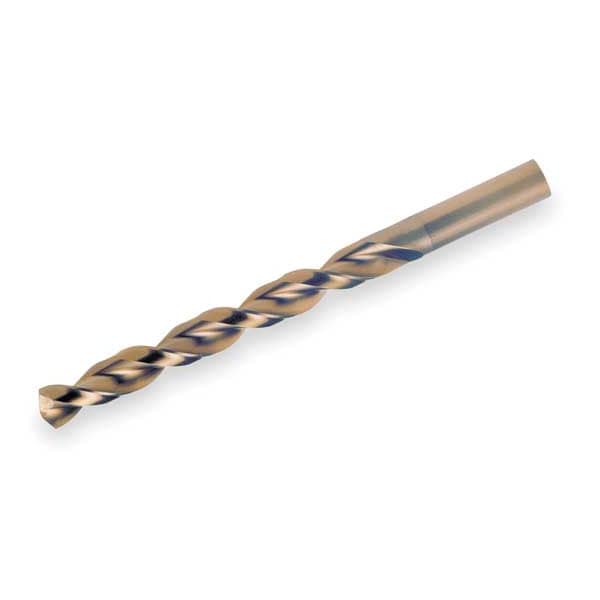 Q-Cobaltâ¢ 135Â° Wide Land Parabolic Jobber Lngth Drill Cleveland 2075 Straw HSS-CO 8%-M42 RHS/RHC 3/8