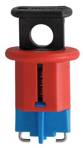 Breaker Lockout, Mini, Pin In, Pushbutton
