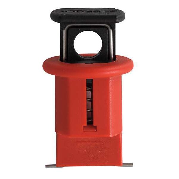 Breaker Lockout, Mini, Pin Wide, Pushbutton