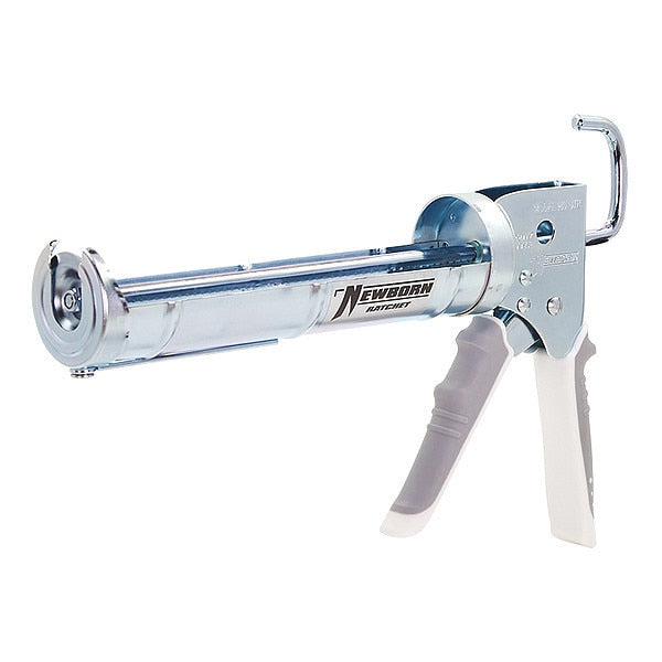 Caulk Gun, Silver, Steel, 10 oz
