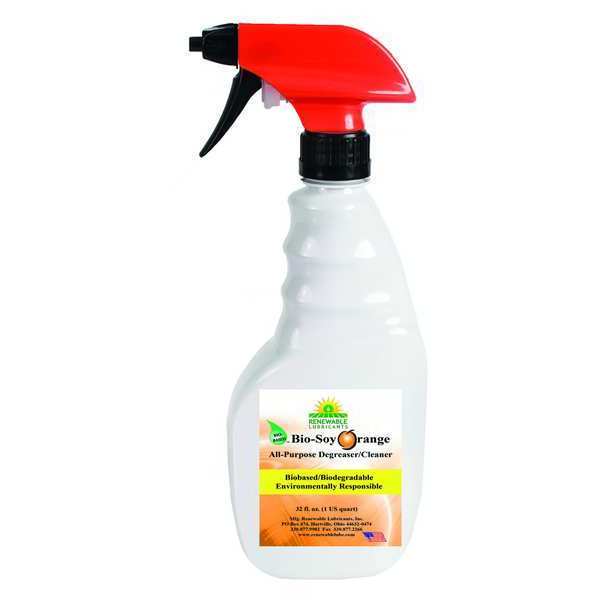 Liquid 12 oz. Cleaner and Degreaser, Trigger Spray Bottle