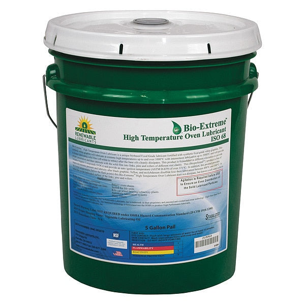 Oven/Chain Lube, Bio-Extreme HT 68, 5 Gal.