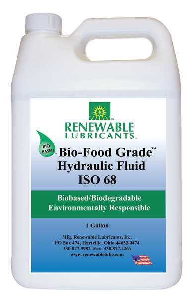 Bio-Food Grade Hydraulic Fluid, 1 gal., ISO 68