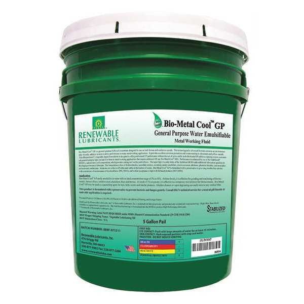 Cutting Oil, 5 gal, Bucket