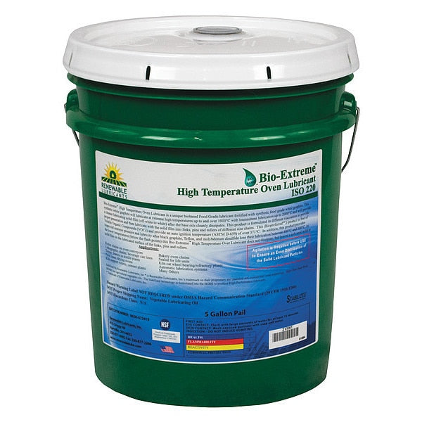 Oven/Chain Lube, Bio-Extreme HT 220, 5 Gal.
