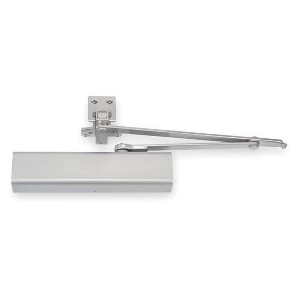 Manual Hydraulic Yale 3000 Door Closer Heavy Duty Interior and Exterior, Silver