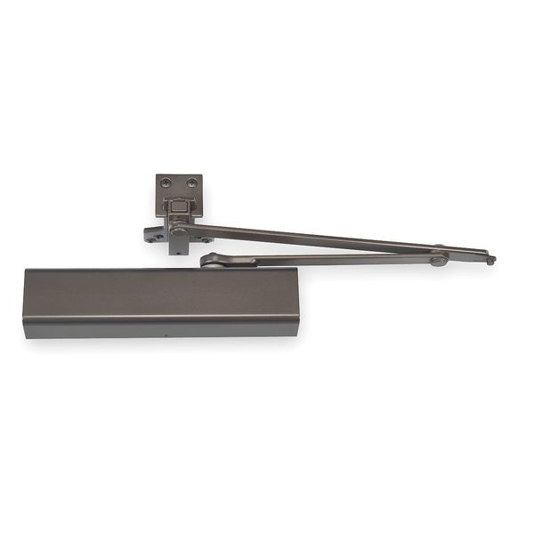 Manual Hydraulic Norton 8000 Door Closer Heavy Duty Interior and Exterior, Dark Bronze