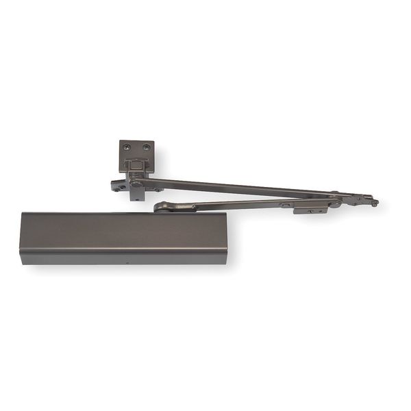 Manual Hydraulic Yale 3000 Door Closer Heavy Duty Interior and Exterior, Dark Bronze